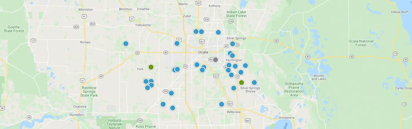 Interactive Map Search