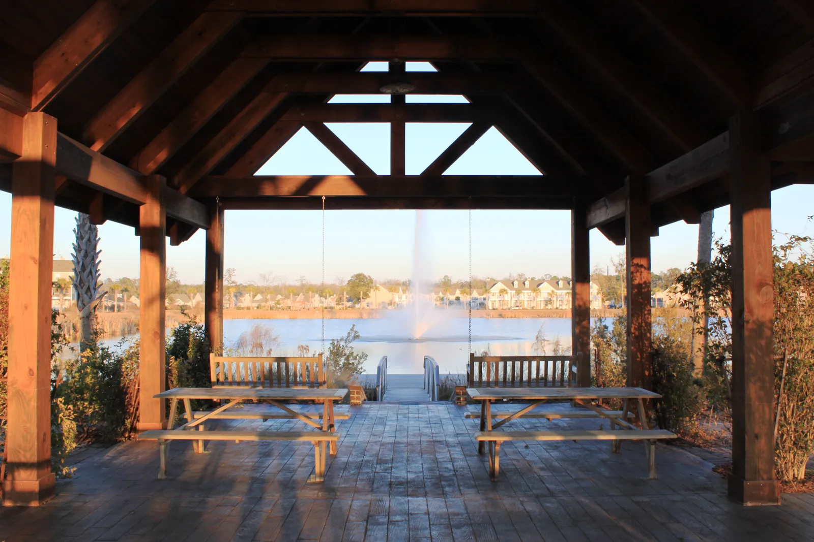 Community dock at Mill Creek at Cypress Ridge in Bluffton SC