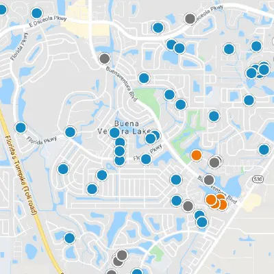 Buenaventura Lakes Interactive Real Estate Map Search