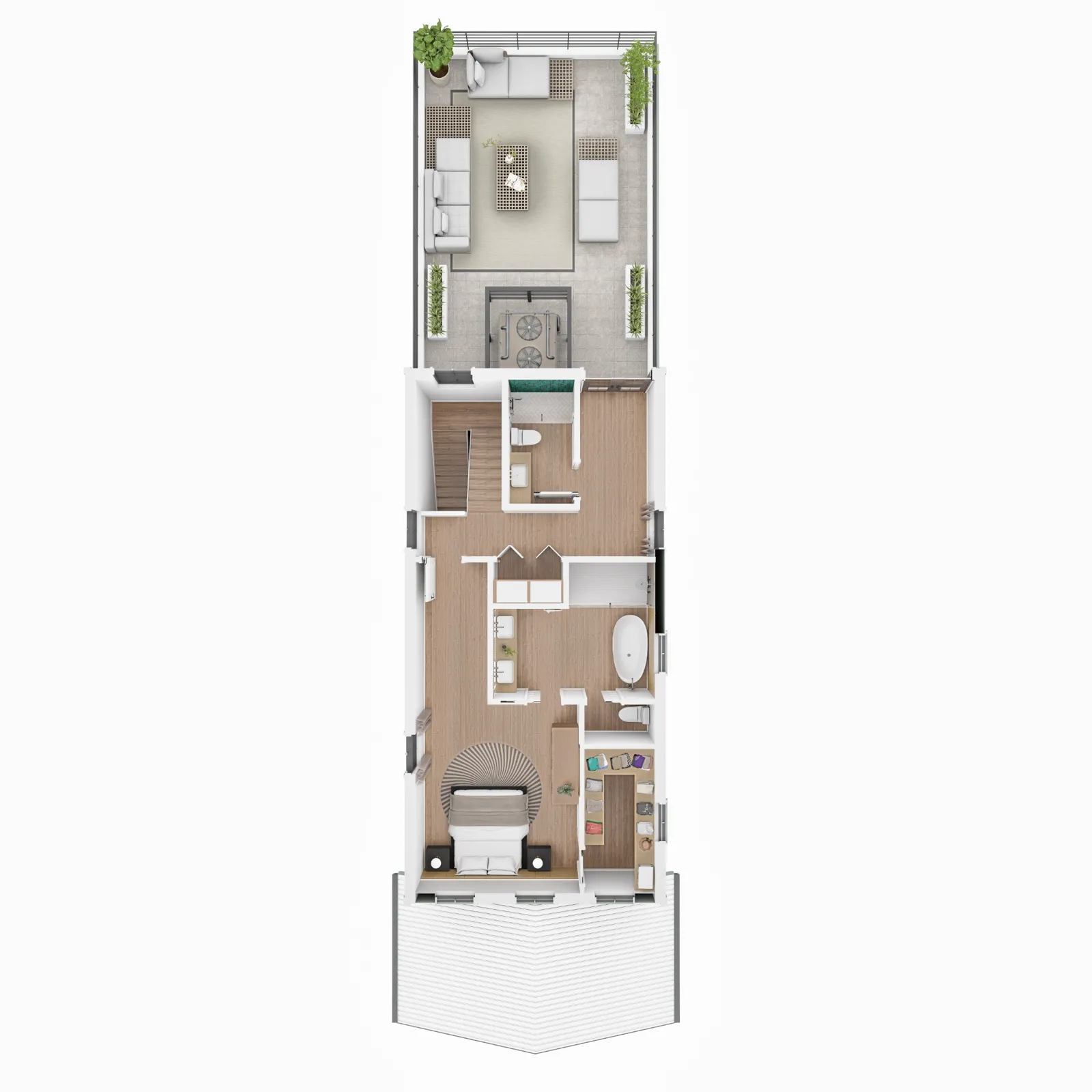 1819 E 5th Avenue conceptual Level 3 floor plan