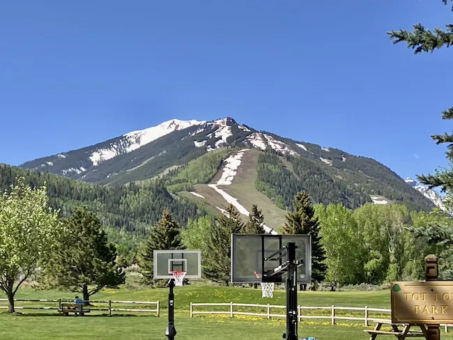 Tot Lot off Cemetery Lane in Aspen