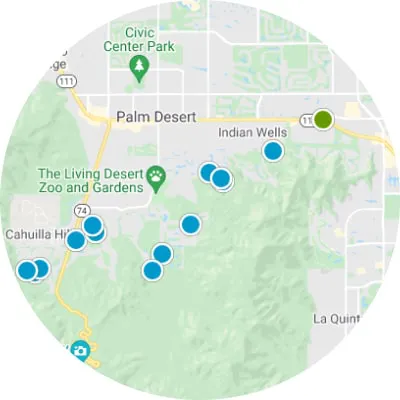 Interactive Map Search