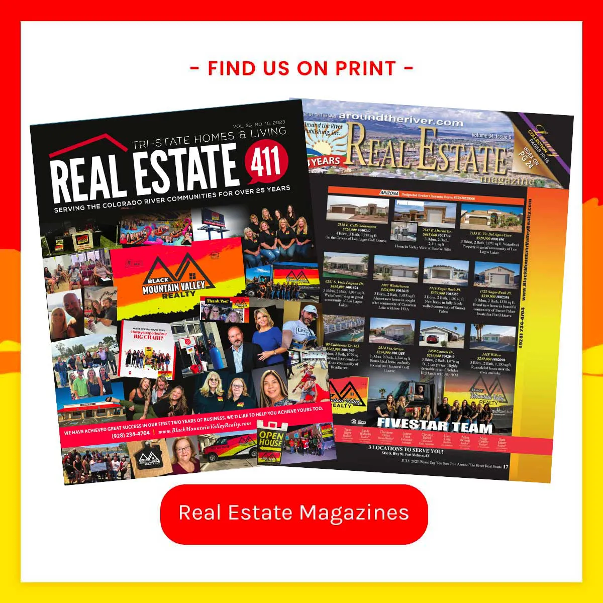 Find Black Mountain Valley Realty On Print - Tri-State Real Estate magazines