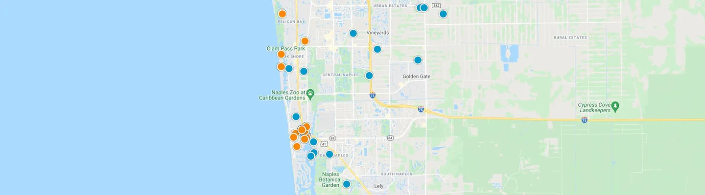 Interactive Map Search