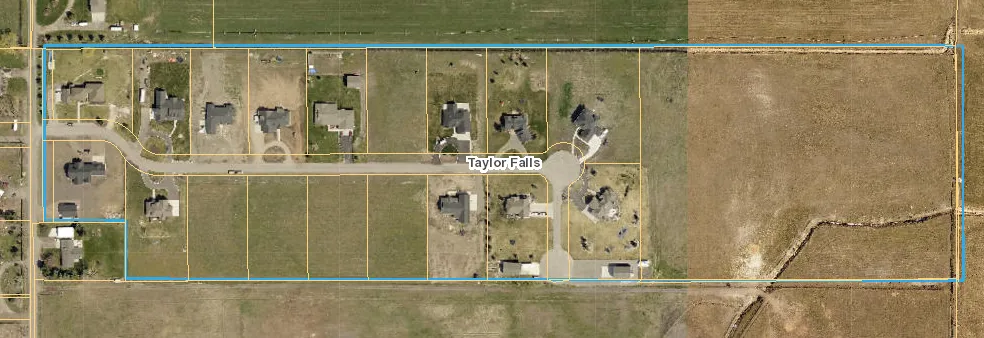 Taylor Falls Subdivision in Rexburg