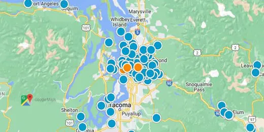 Puget Sound Real Estate Map Search