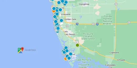 Naples - Bonita Springs - Marco Island Real Estate Map Search