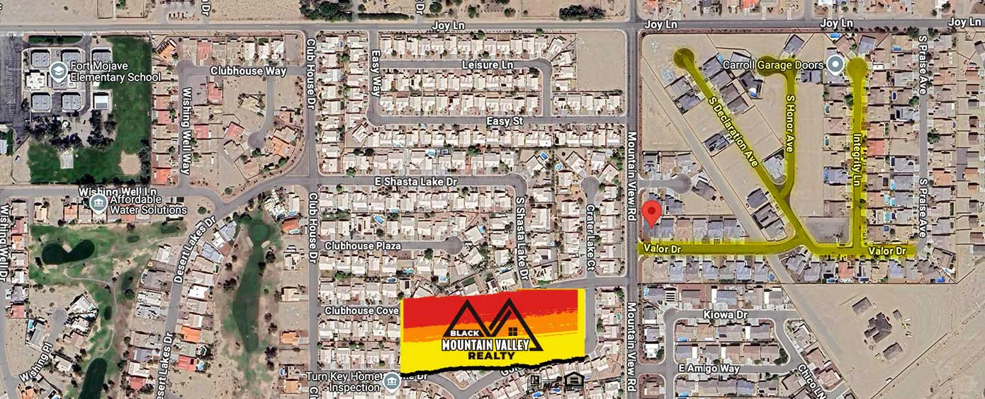 Image: Google Satellite View of Patriot Estates, Fort Mohave, Arizona