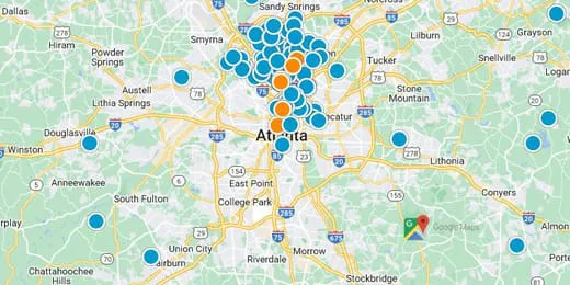 Atlanta Real Estate Map Search