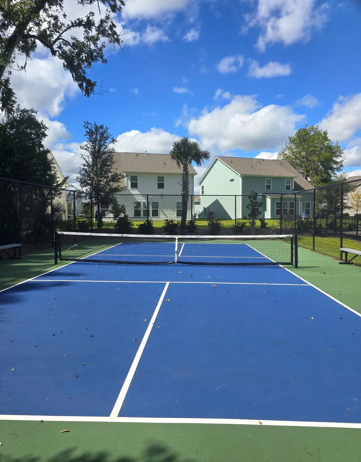 Pickleball court at Malind Bluff in Bluffton SC