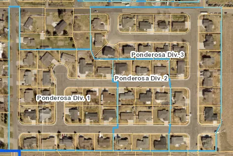 Ponderosa Estates Subdivision in Rexburg