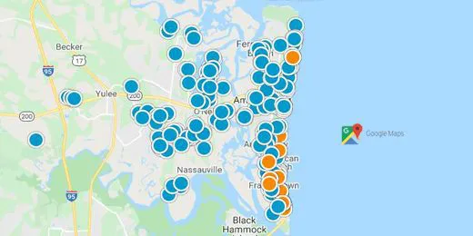 Amelia Island Real Estate Map Search