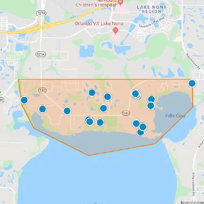 Boggy Creek Interactive Real Estate Map Search