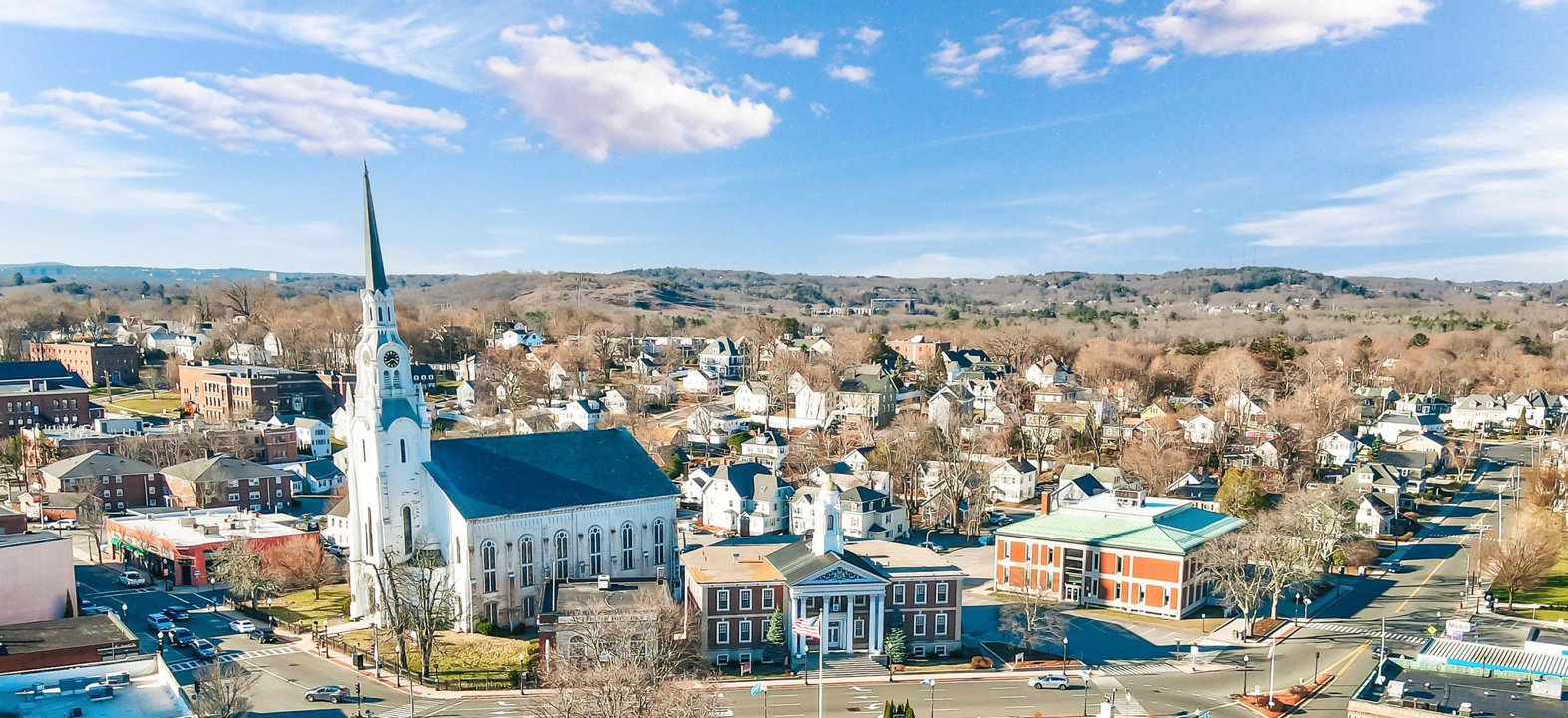 New multifamily construction site in the Woburn, MA area
