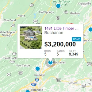 Interactive Map Search