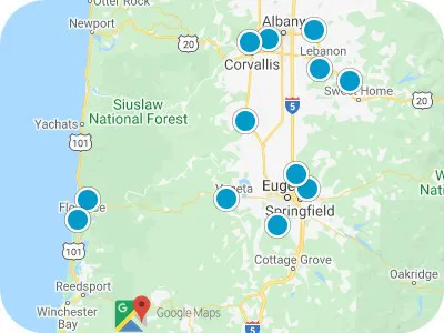 Eugene / Springfield Real Estate Map Search