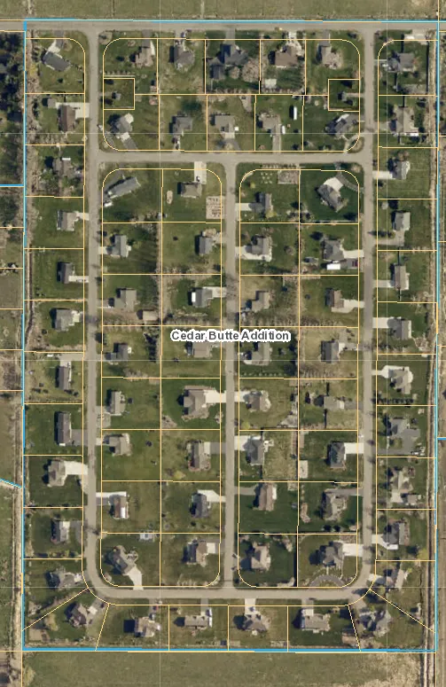 Cedar Butte Subdivision in Rexburg