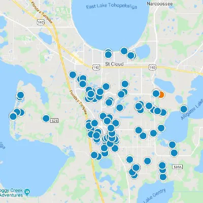 Saint Cloud Interactive Real Estate Map Search