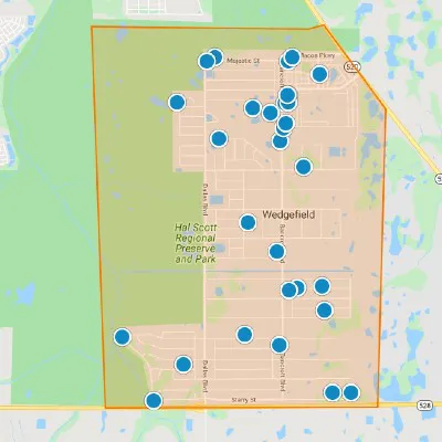 Wedgefield Interactive Real Estate Map Search
