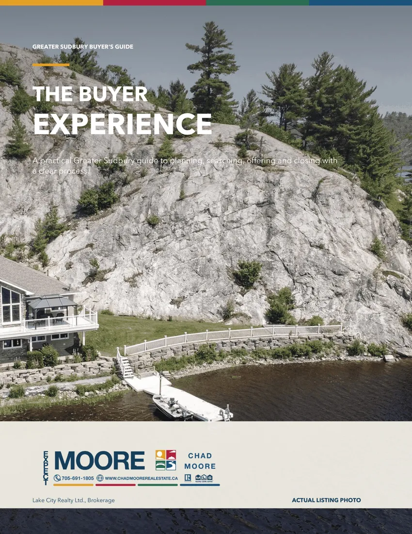 Cover of The Buyer Experience guide for Greater Sudbury