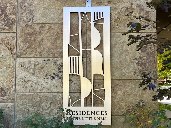 Residences at the Little Nell Sign