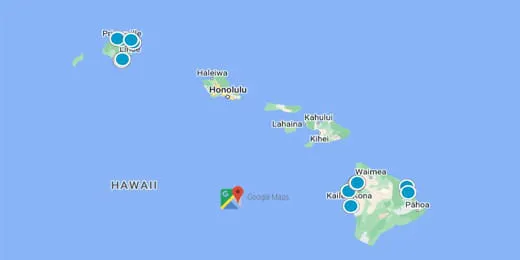 Kailua Kona and Kohala Coast Real Estate Map Search
