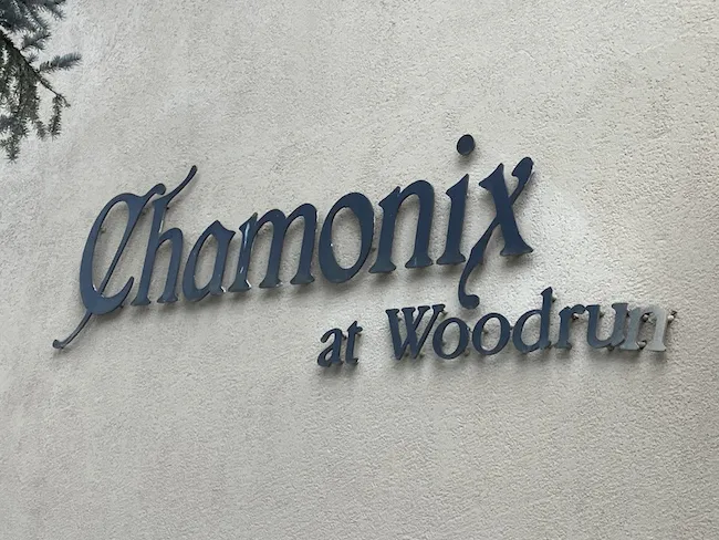Chamonix at Woodrun Sign in Snowmass