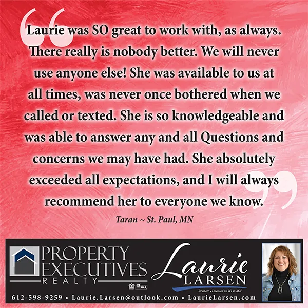 Laurie Larsen Testimonial