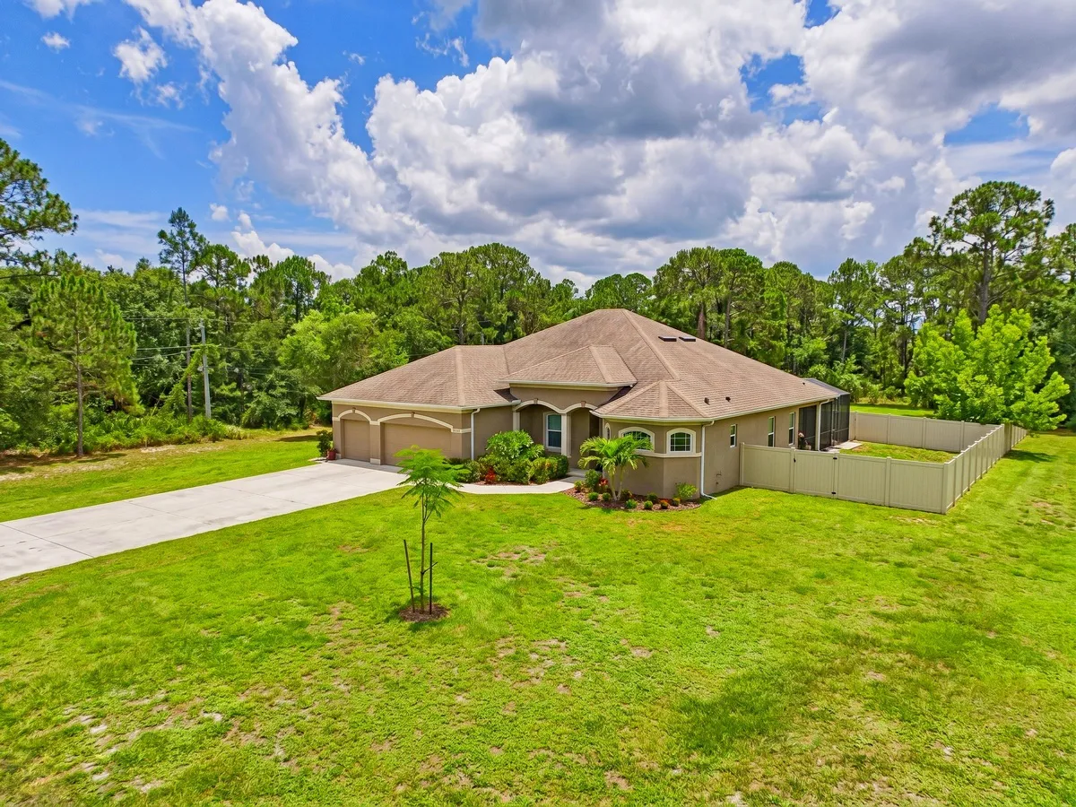 Large lot in Titusville with executive style home
