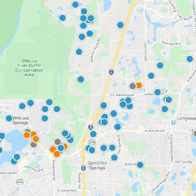 Longwood Interactive Real Estate Map Search