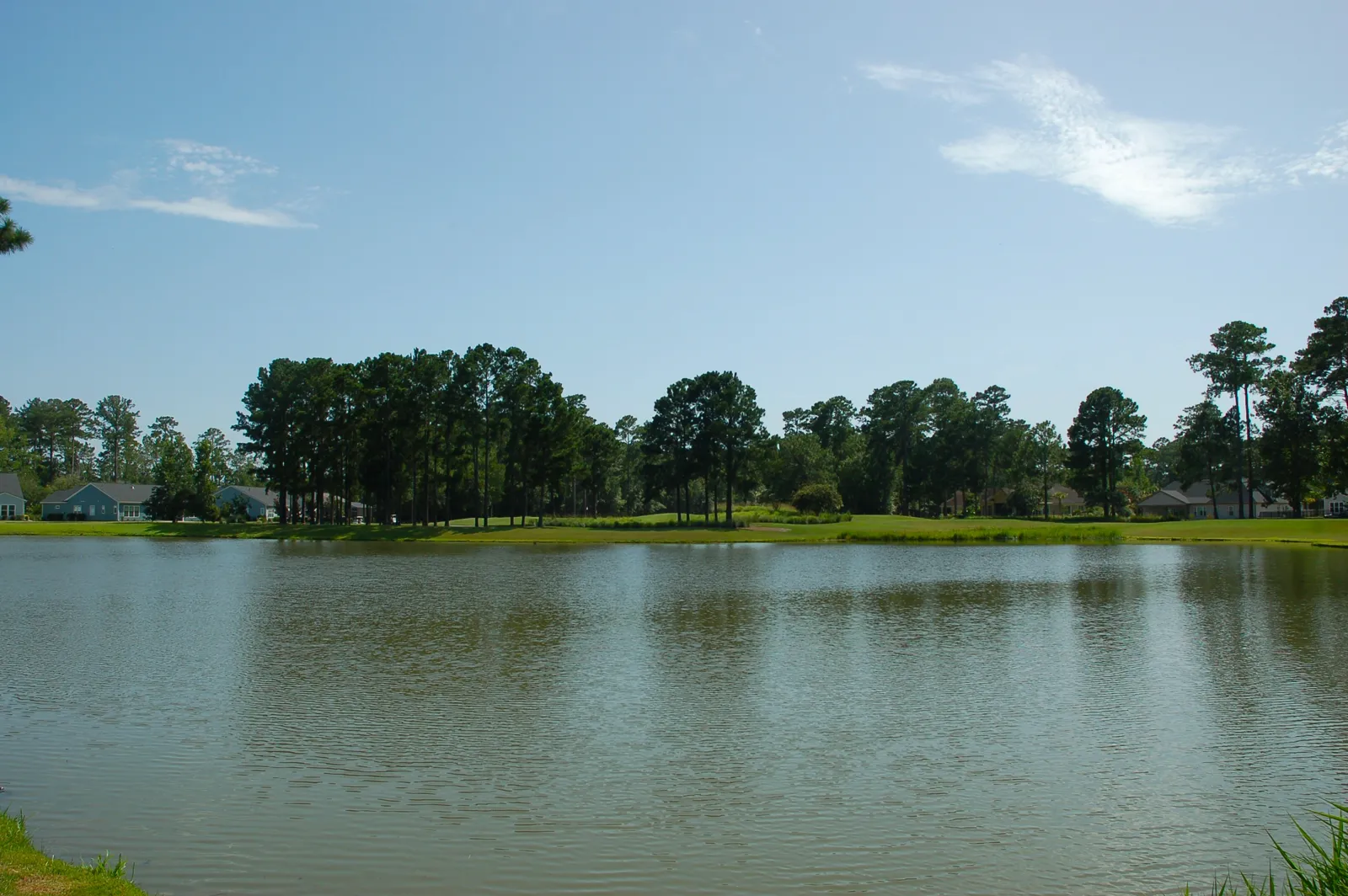 Water views from a home in Riverton Pointe Hardeeville SC