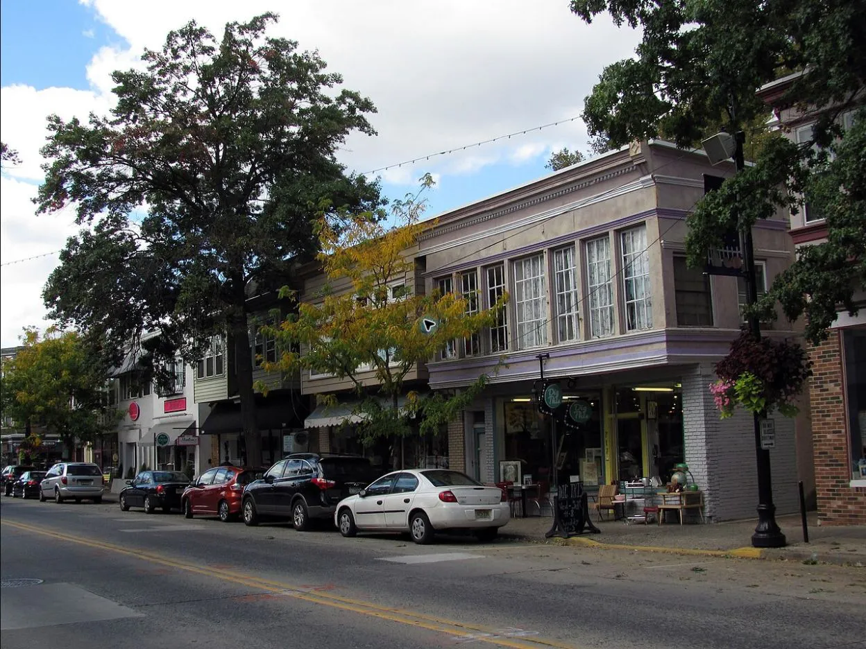 Collingswood streetscape representing Camden County communities