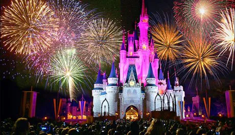Fireworks over the Magic Kingdom