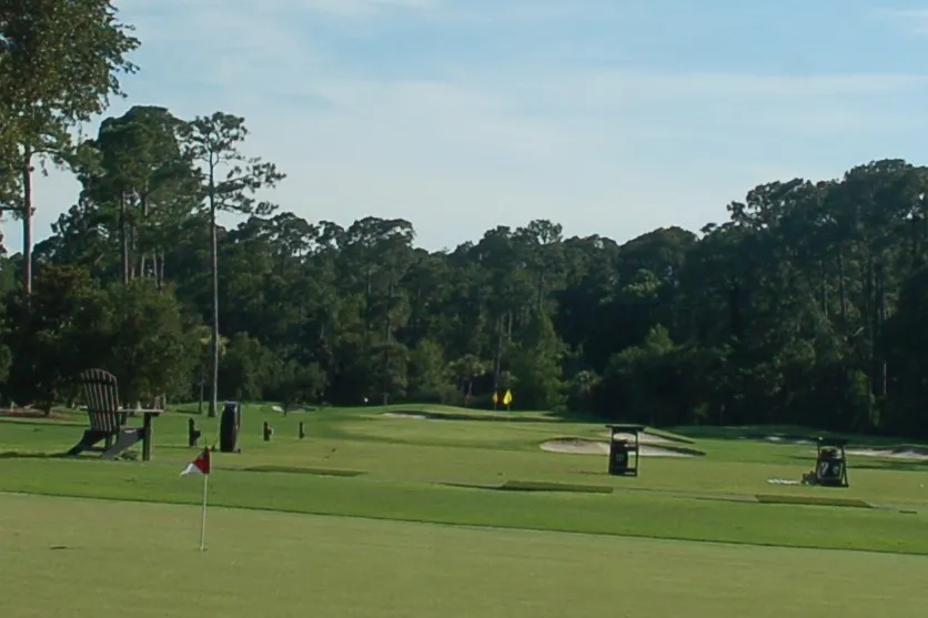 Wexford golf practice area on Hilton Head Island SC