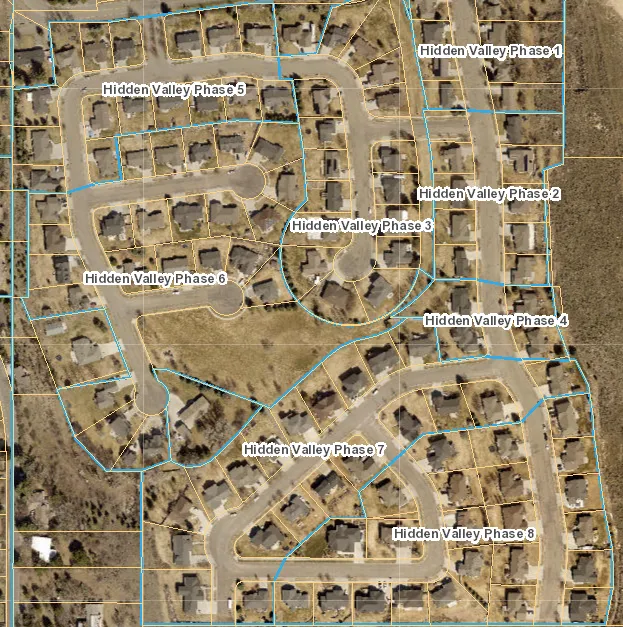 Hidden Valley Subdivision in Rexburg