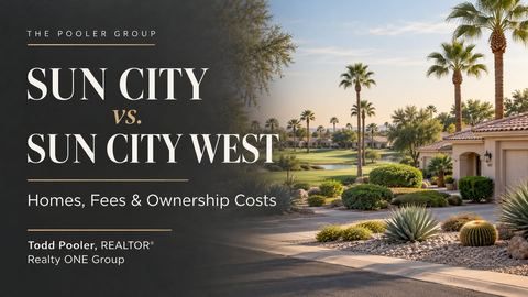 Sun City vs. Sun City West: Homes, Fees and Ownership Costs
