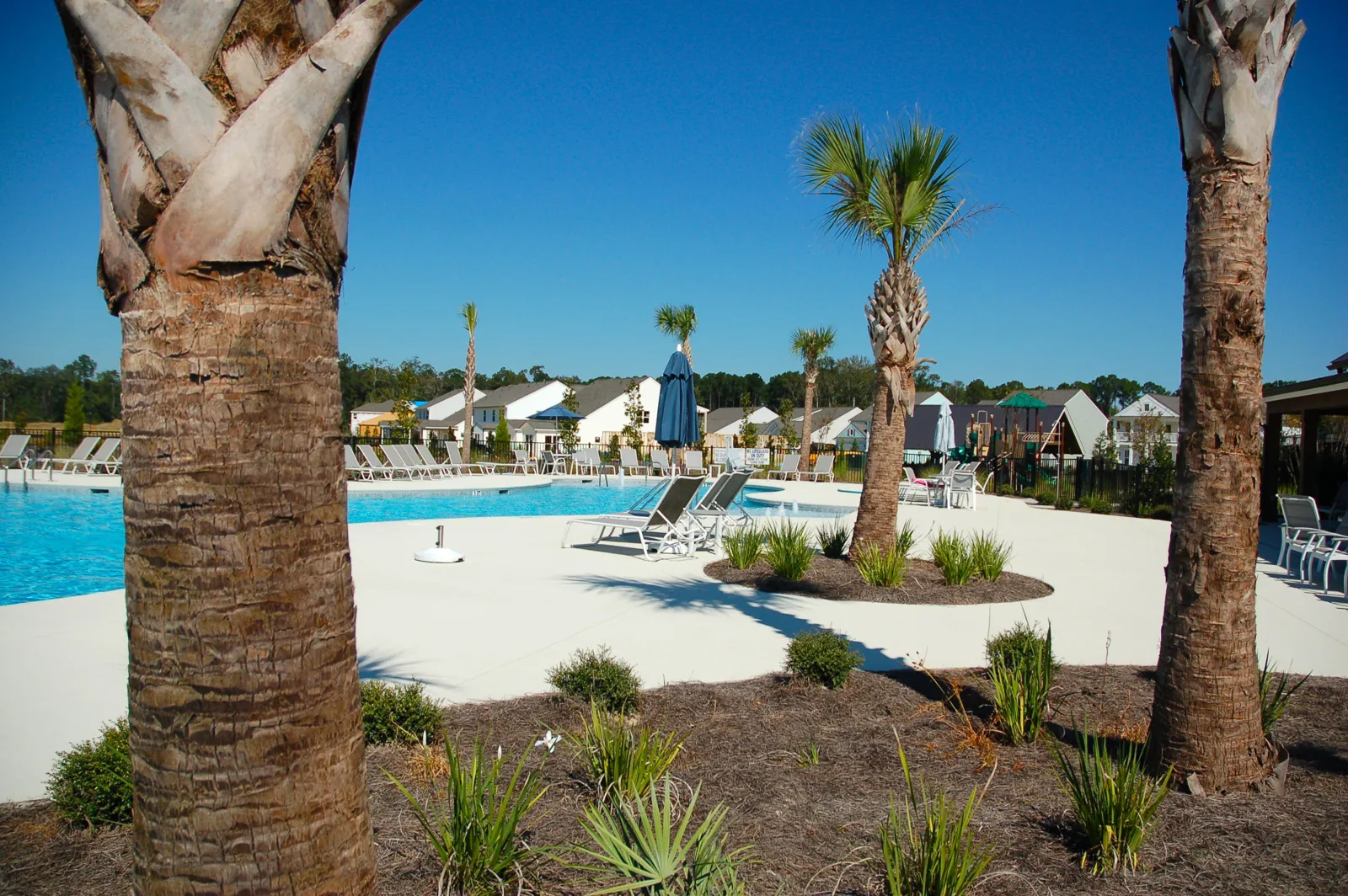 Pool area in another section of Midpoint at New Riverside, Bluffton SC