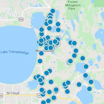 Narcoossee Interactive Real Estate Map Search