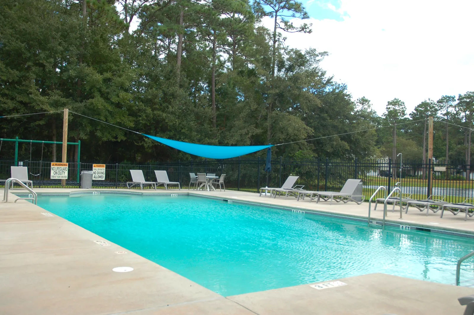 Hidden Lakes community pool in Bluffton SC