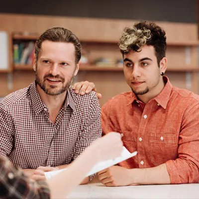 male couple