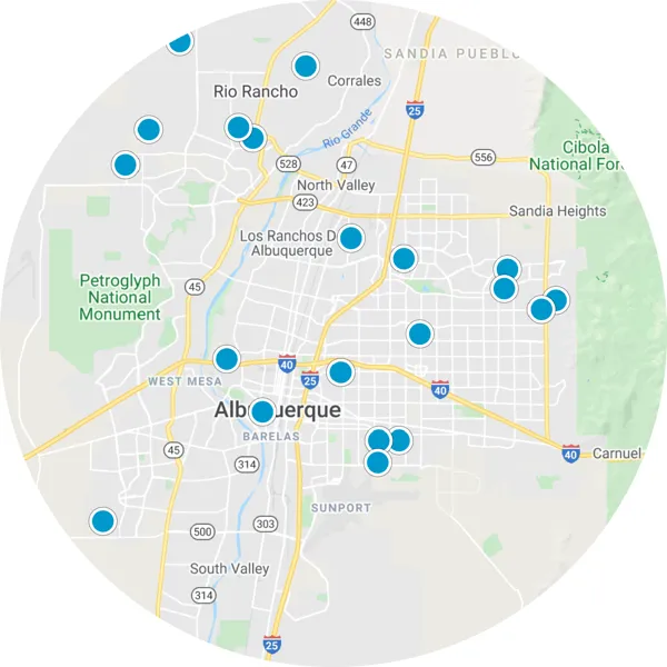 Interactive Map Search