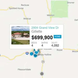 Interactive Map Search