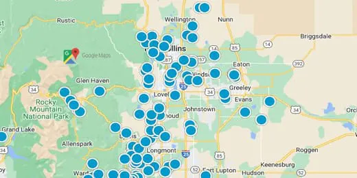 Northern Colorado Real Estate Map Search